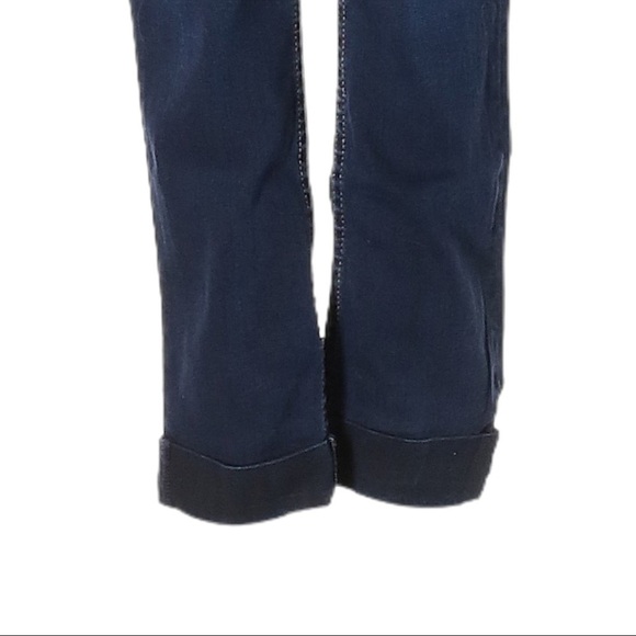 Hudson Bacara Crop Dark Wash Straight Cuff Flap Pocket Jeans Size 26 - Picture 7 of 12